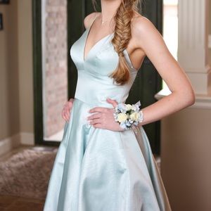 Blue formal dress